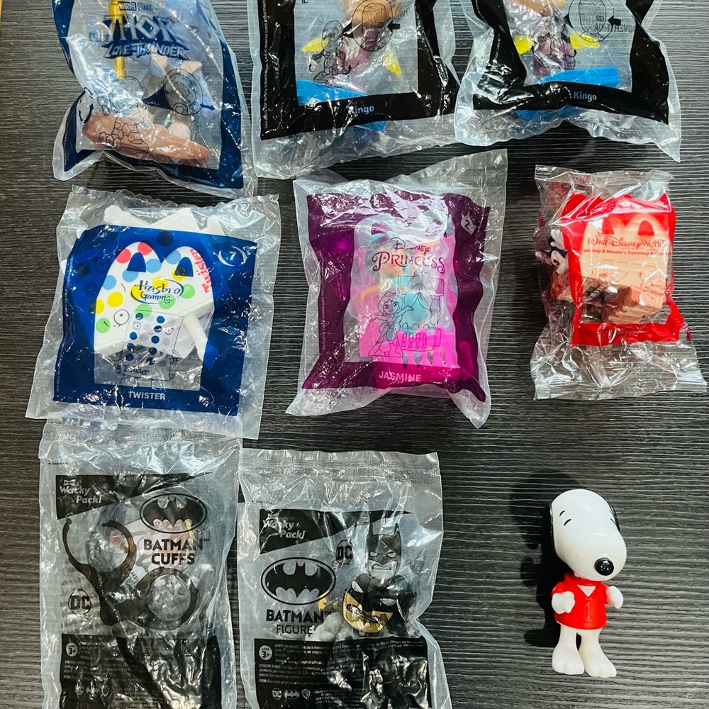Collectable HappyMeal Toys Mc Donald’s Sonic -Burger King